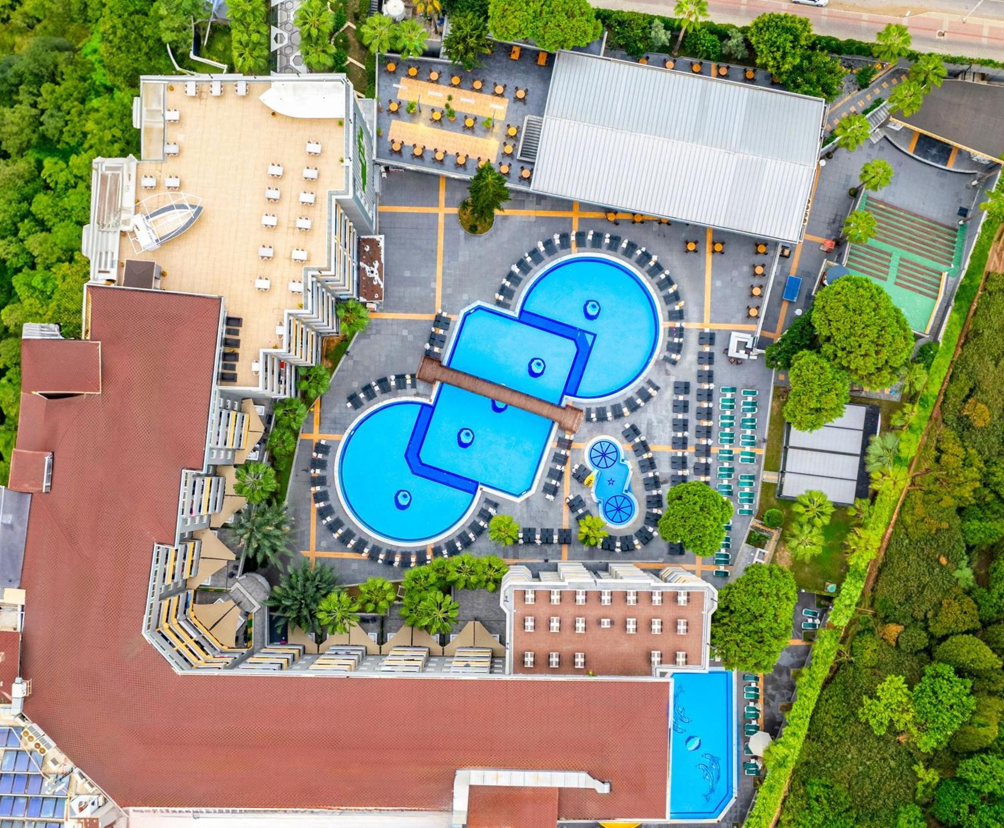 Senza Grand Santana Hotel Махмутлар Екстериор снимка